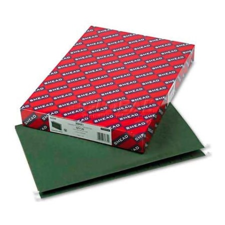 Smead Smead 1" Capacity Box Bottom Hanging File Folders, Legal, Green, 25/Box 64339